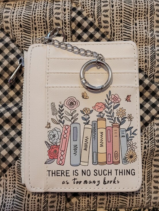 Handbags - Book Themed White Thin Small Minimalist Wallet